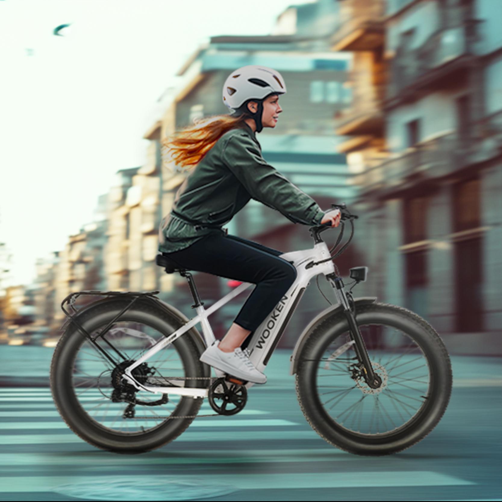 Wooken ‎GALE 26" x 4.0 Fat Tire All Terrain Electric Bike WOOKEN