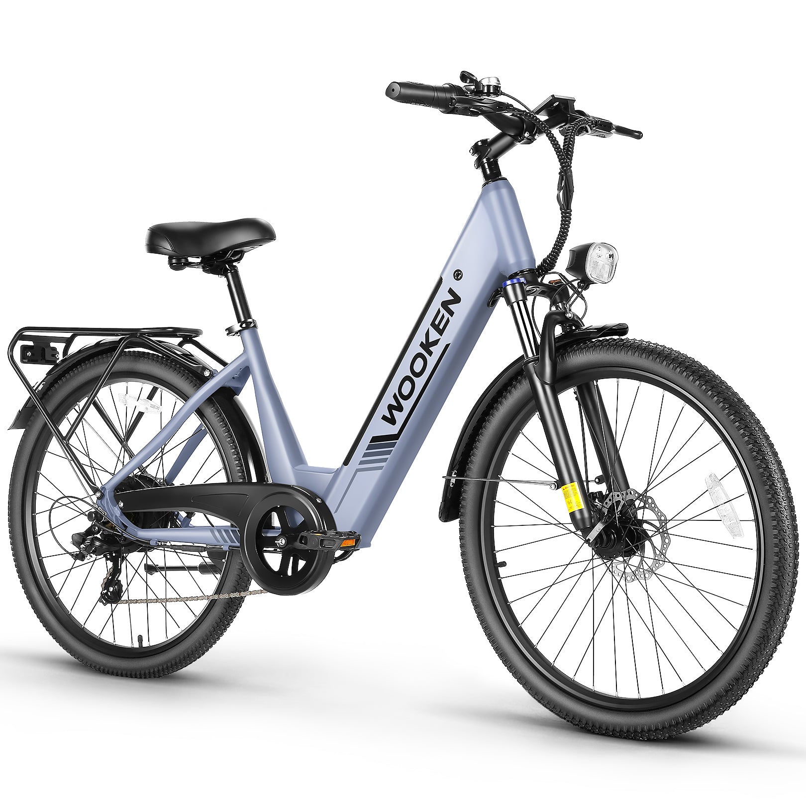 Wooken SwiftX Step-Thru Commuter Fat Tire Electric Bike Wooken